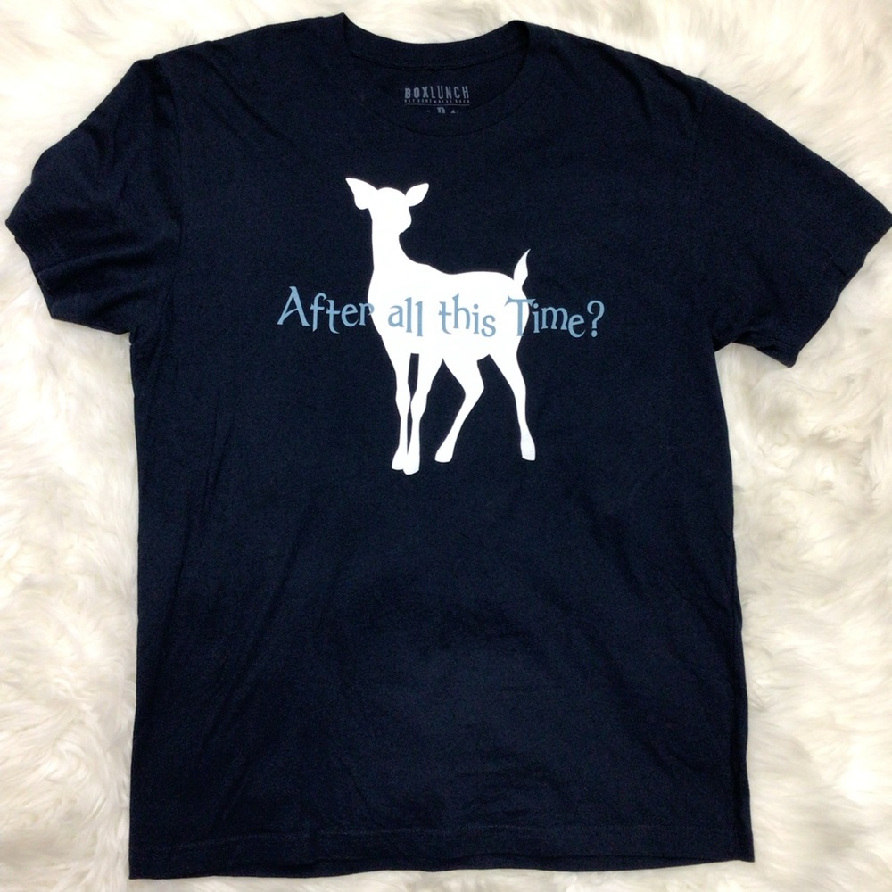 Boxlunch Harry Potter Black “After All This Time” T-shirt Sz M Unisex
